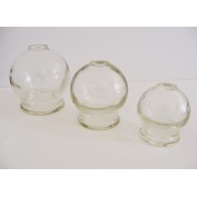 Glass Cups (set of three or individual)