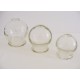 Glass Cups (set of three or individual)